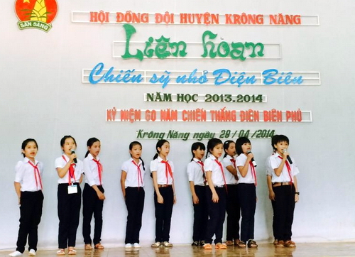 Liên hoan chiến sỹ nhỏ Điện Biên huyện Krông Năng